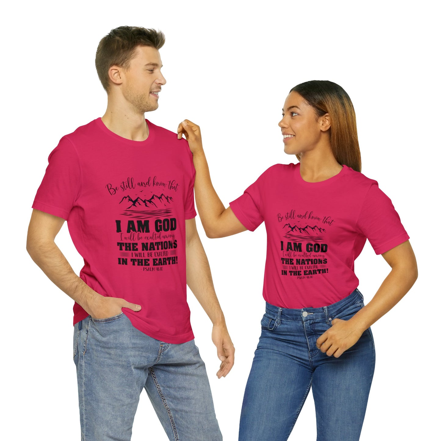 "Stillness in the Divine" - Unisex Jersey Short Sleeve Tee