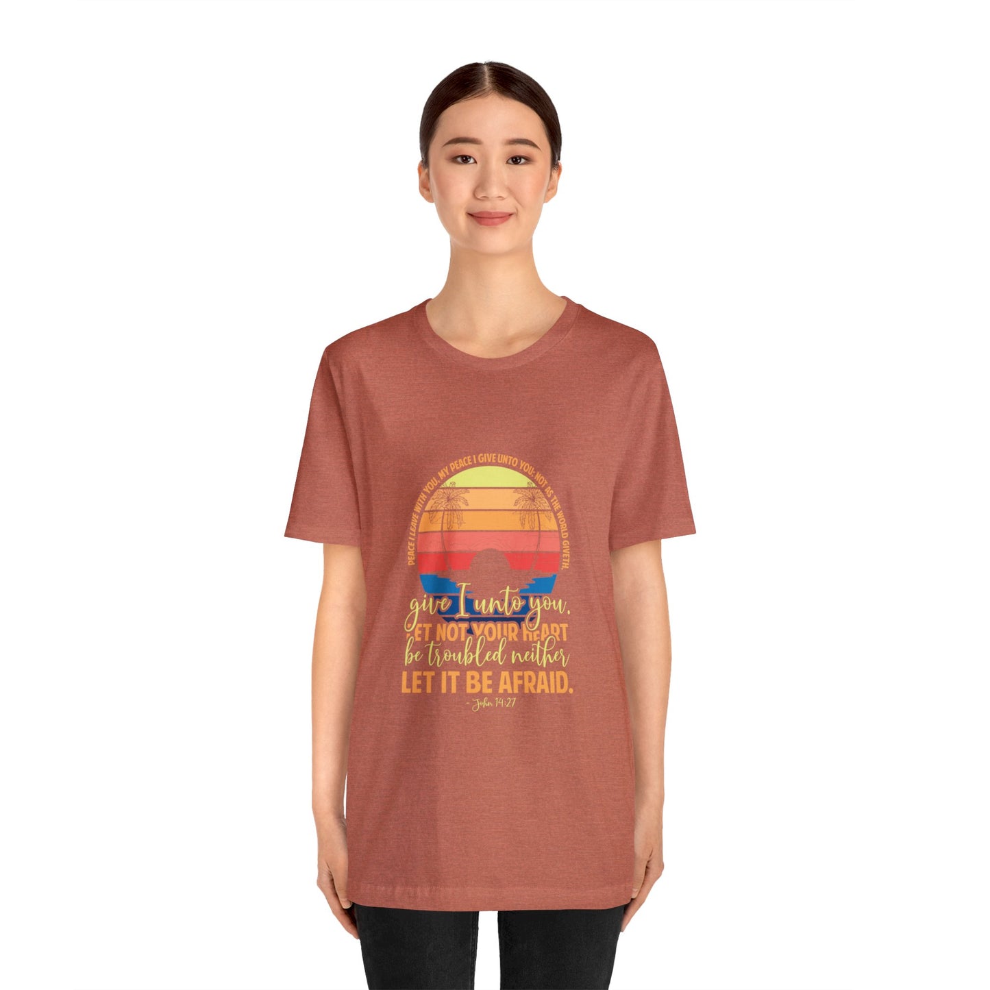 "Embrace the Gift of Peace" - Unisex Jersey Short Sleeve Tee