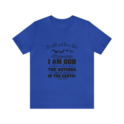 "Stillness in the Divine" - Unisex Jersey Short Sleeve Tee