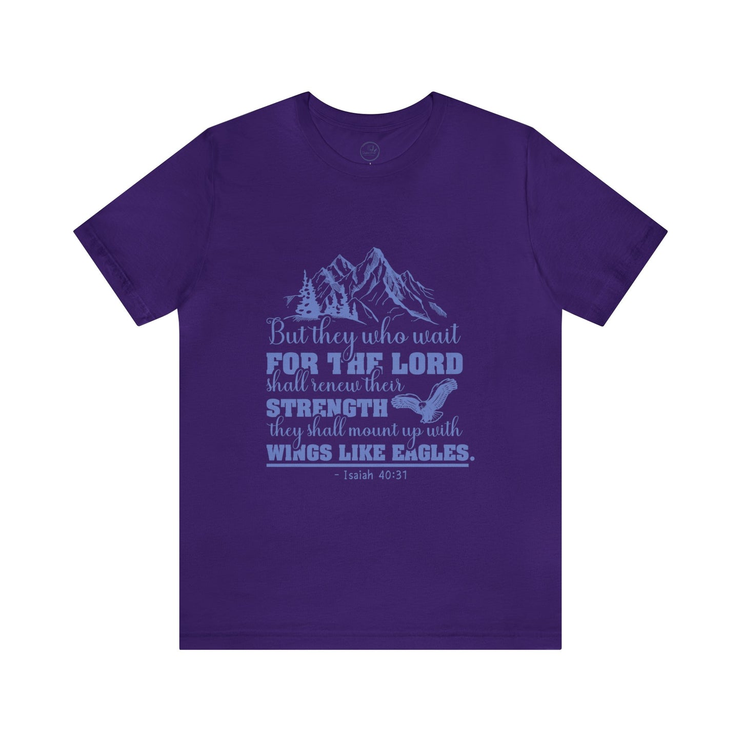 "Soar on Wings of Strength" - Unisex Jersey Short Sleeve Tee