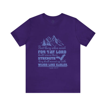 "Soar on Wings of Strength" - Unisex Jersey Short Sleeve Tee
