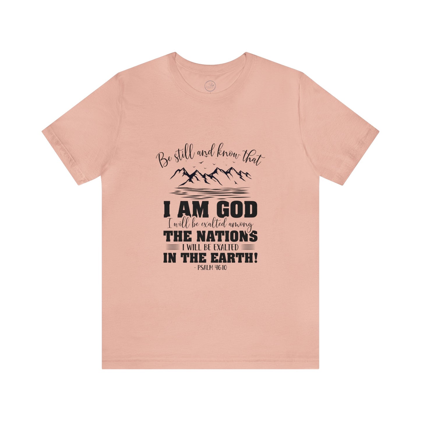 "Stillness in the Divine" - Unisex Jersey Short Sleeve Tee