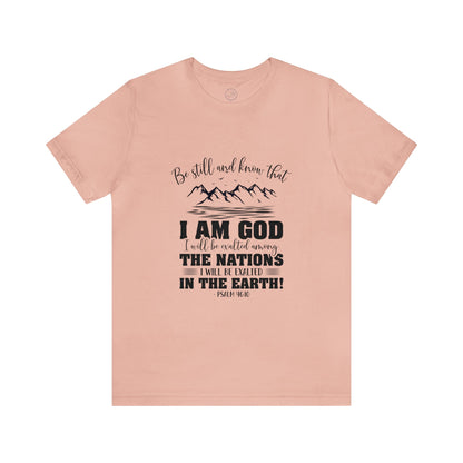 "Stillness in the Divine" - Unisex Jersey Short Sleeve Tee