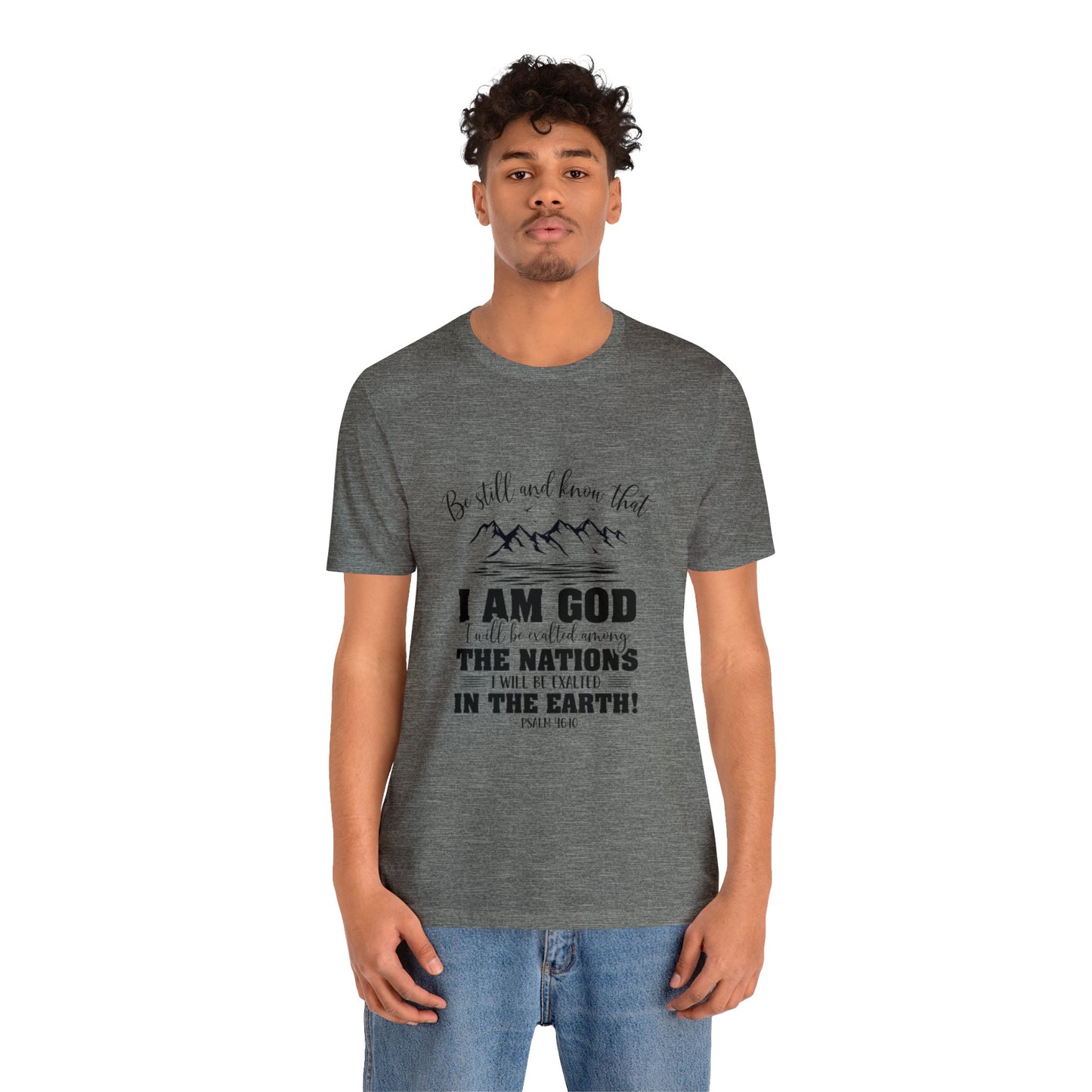 "Stillness in the Divine" - Unisex Jersey Short Sleeve Tee