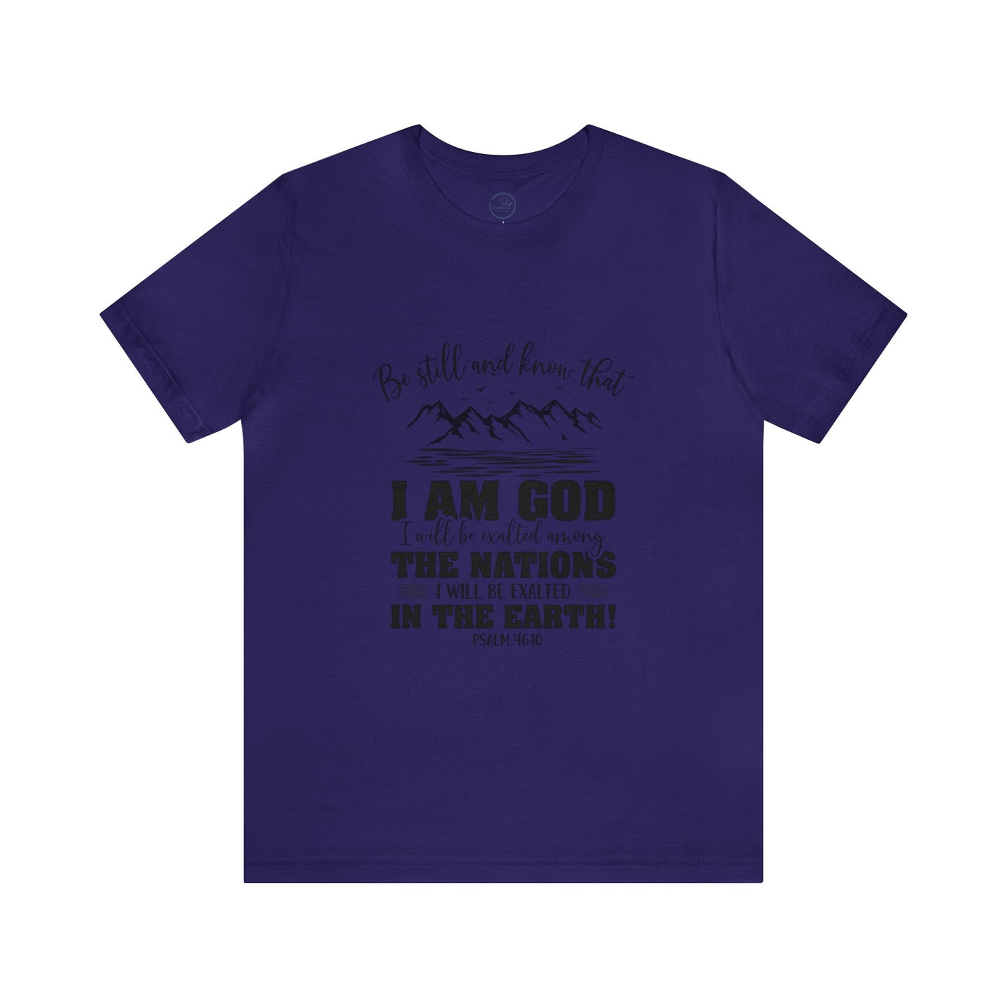 "Stillness in the Divine" - Unisex Jersey Short Sleeve Tee