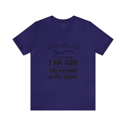 "Stillness in the Divine" - Unisex Jersey Short Sleeve Tee