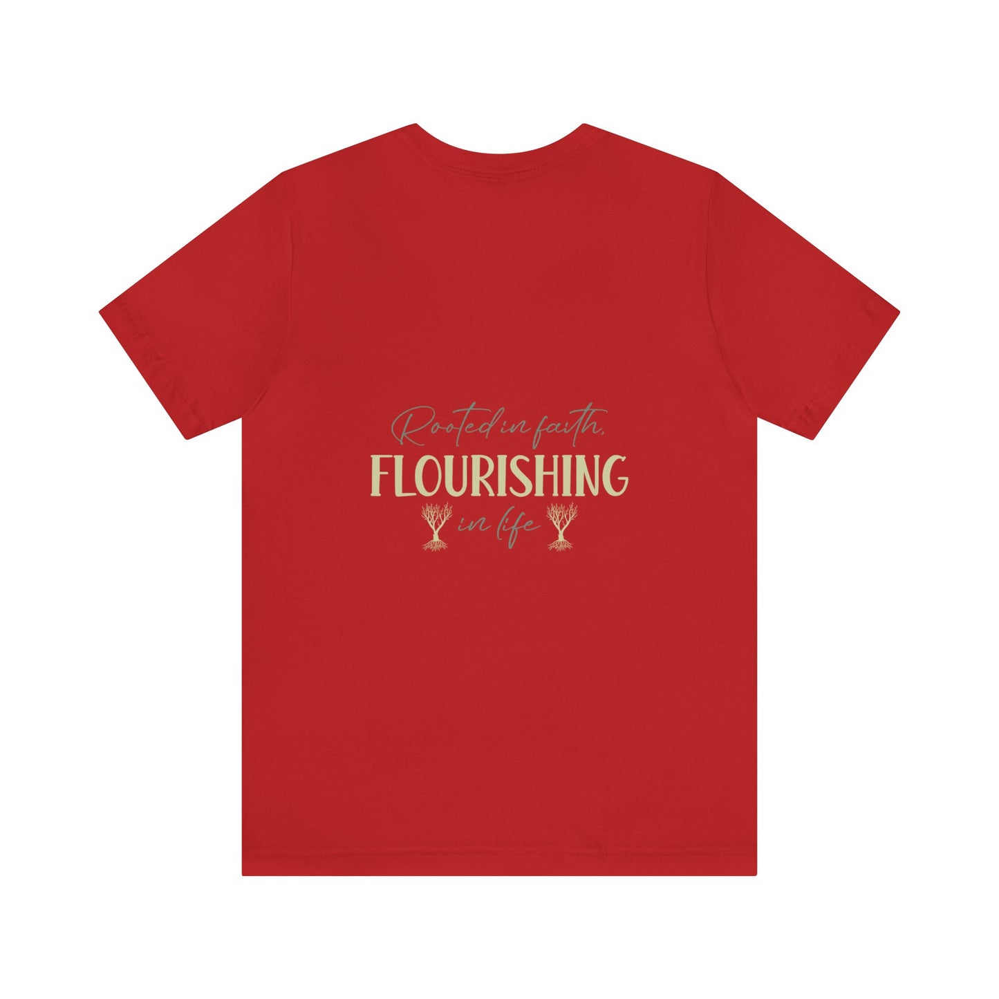 "Rooted in Faith" - Unisex Jersey Short Sleeve Tee