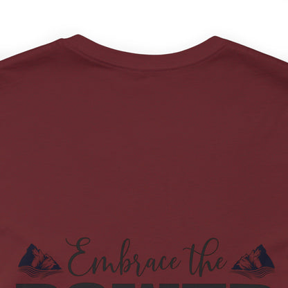 "Stillness in the Divine" - Unisex Jersey Short Sleeve Tee