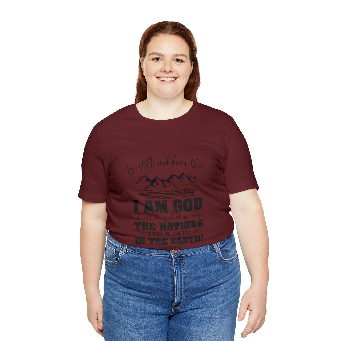 "Stillness in the Divine" - Unisex Jersey Short Sleeve Tee