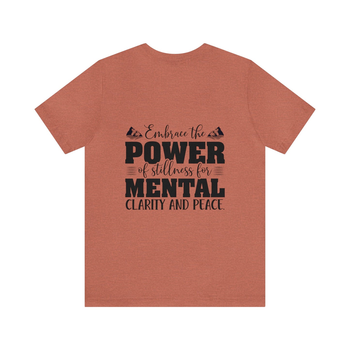 "Stillness in the Divine" - Unisex Jersey Short Sleeve Tee