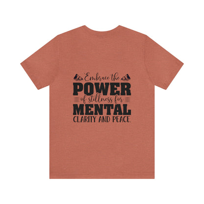 "Stillness in the Divine" - Unisex Jersey Short Sleeve Tee