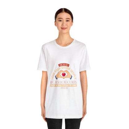 "Deep Love, Profound Forgiveness" - Unisex Jersey Short Sleeve Tee
