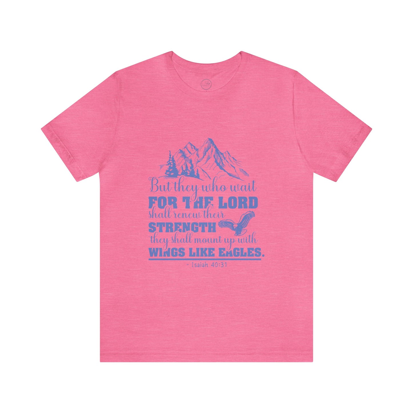 "Soar on Wings of Strength" - Unisex Jersey Short Sleeve Tee