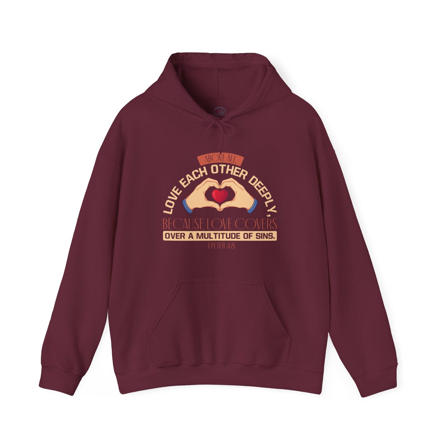 "Embrace Love, Foster Growth" -  Unisex Heavy Blend™ Hooded Sweatshirt
