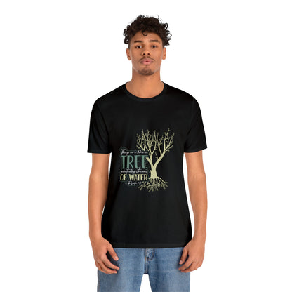 "Rooted in Faith" - Unisex Jersey Short Sleeve Tee