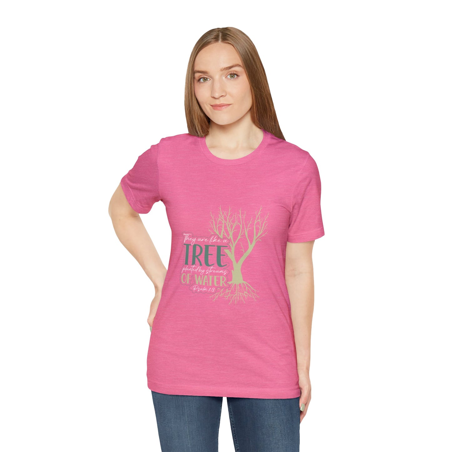 "Rooted in Faith" - Unisex Jersey Short Sleeve Tee