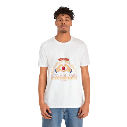 "Deep Love, Profound Forgiveness" - Unisex Jersey Short Sleeve Tee