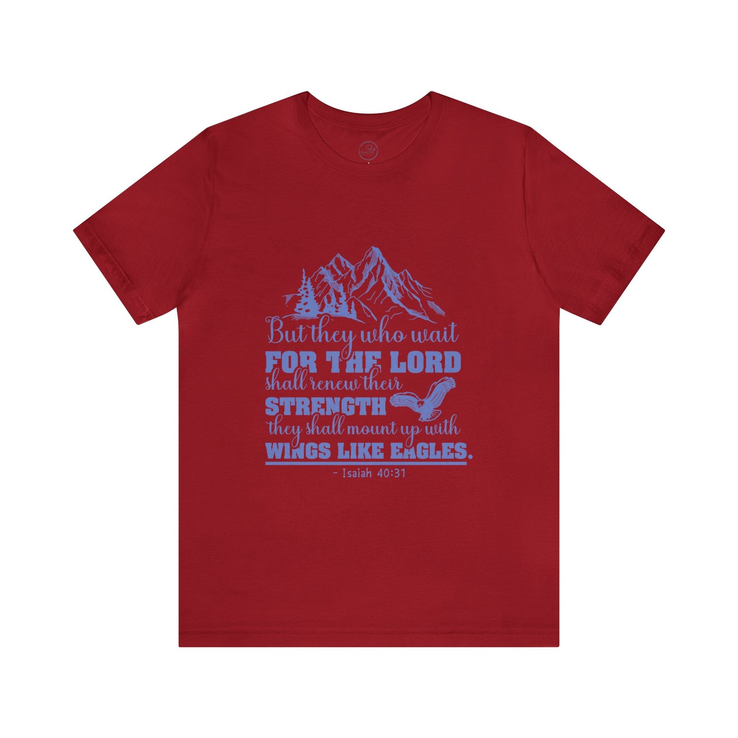 "Soar on Wings of Strength" - Unisex Jersey Short Sleeve Tee