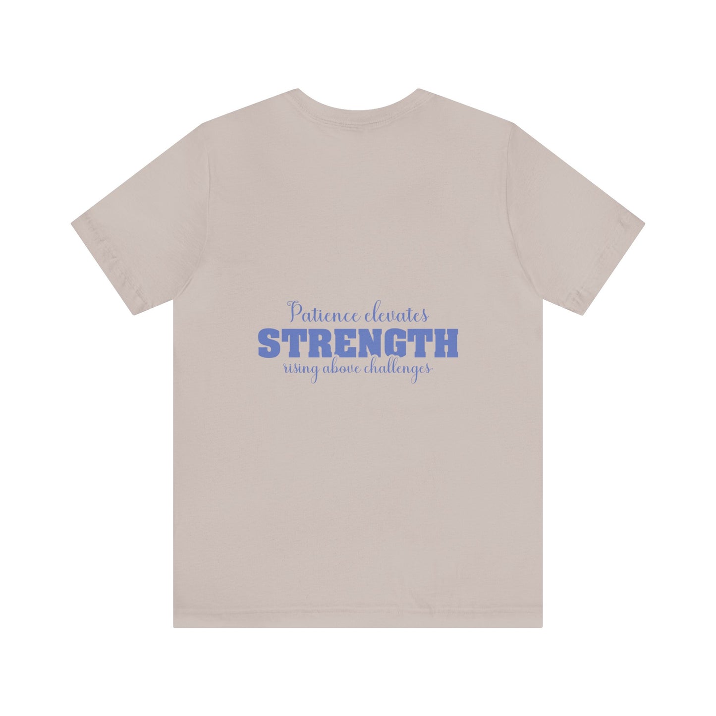 "Soar on Wings of Strength" - Unisex Jersey Short Sleeve Tee