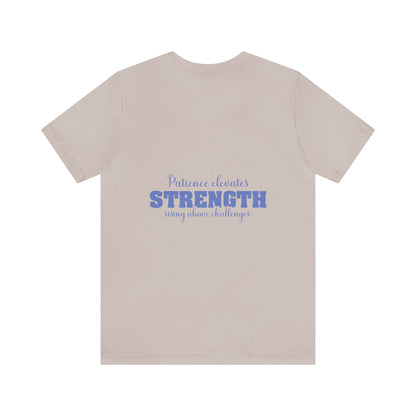 "Soar on Wings of Strength" - Unisex Jersey Short Sleeve Tee
