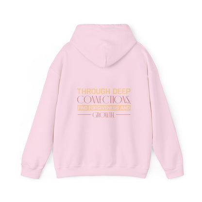"Embrace Love, Foster Growth" -  Unisex Heavy Blend™ Hooded Sweatshirt