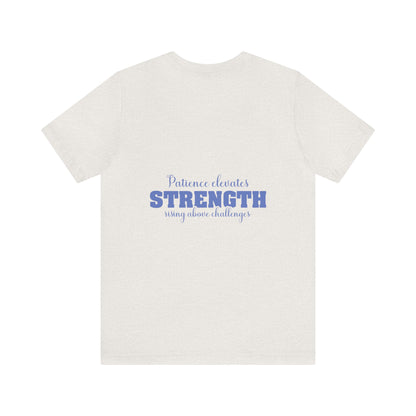 "Soar on Wings of Strength" - Unisex Jersey Short Sleeve Tee