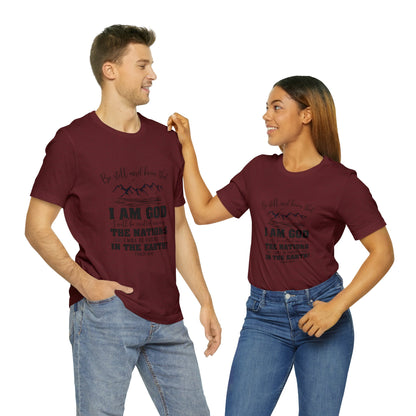 "Stillness in the Divine" - Unisex Jersey Short Sleeve Tee