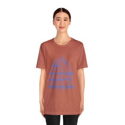 "Soar on Wings of Strength" - Unisex Jersey Short Sleeve Tee