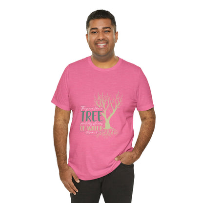"Rooted in Faith" - Unisex Jersey Short Sleeve Tee