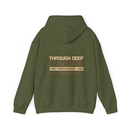 "Embrace Love, Foster Growth" -  Unisex Heavy Blend™ Hooded Sweatshirt