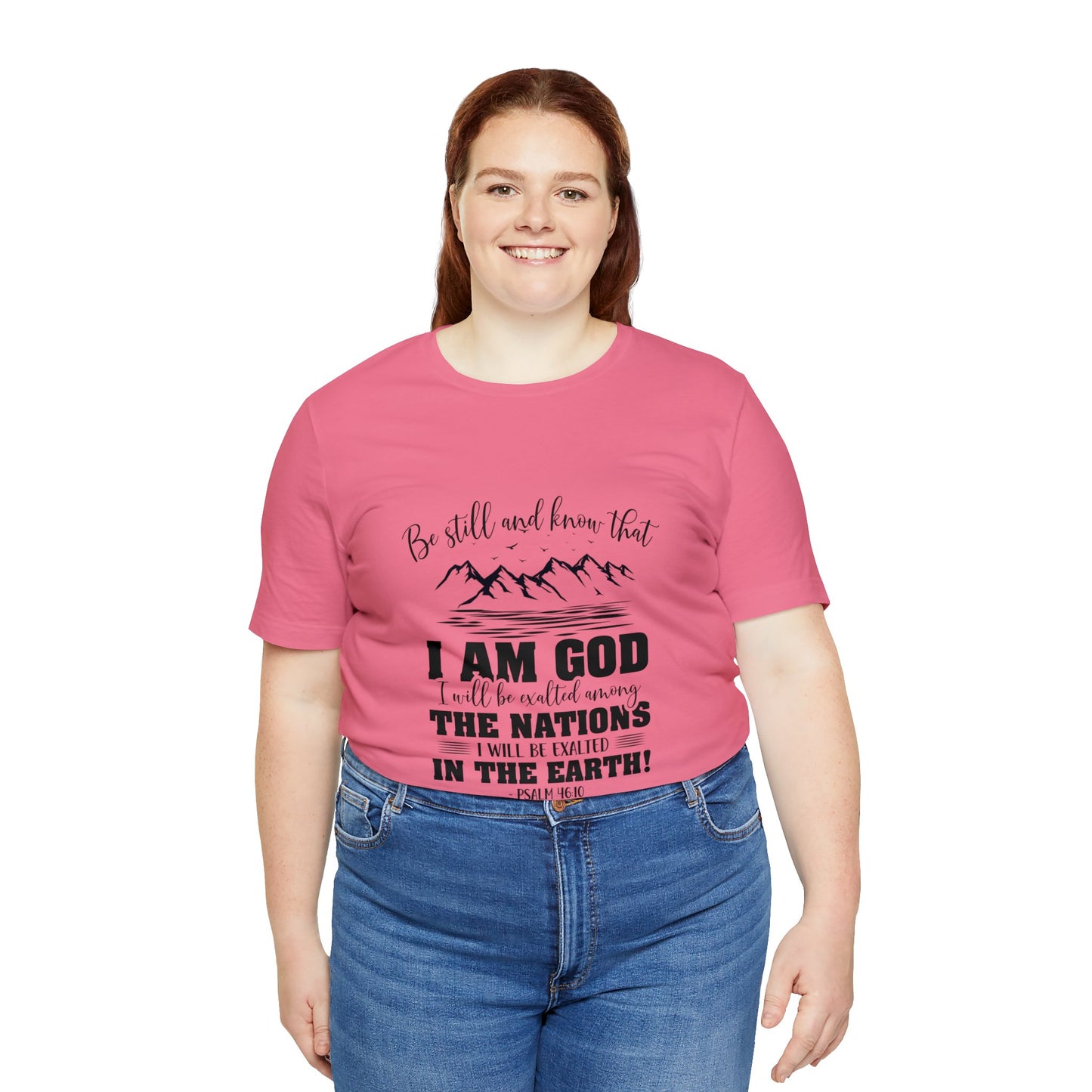 "Stillness in the Divine" - Unisex Jersey Short Sleeve Tee