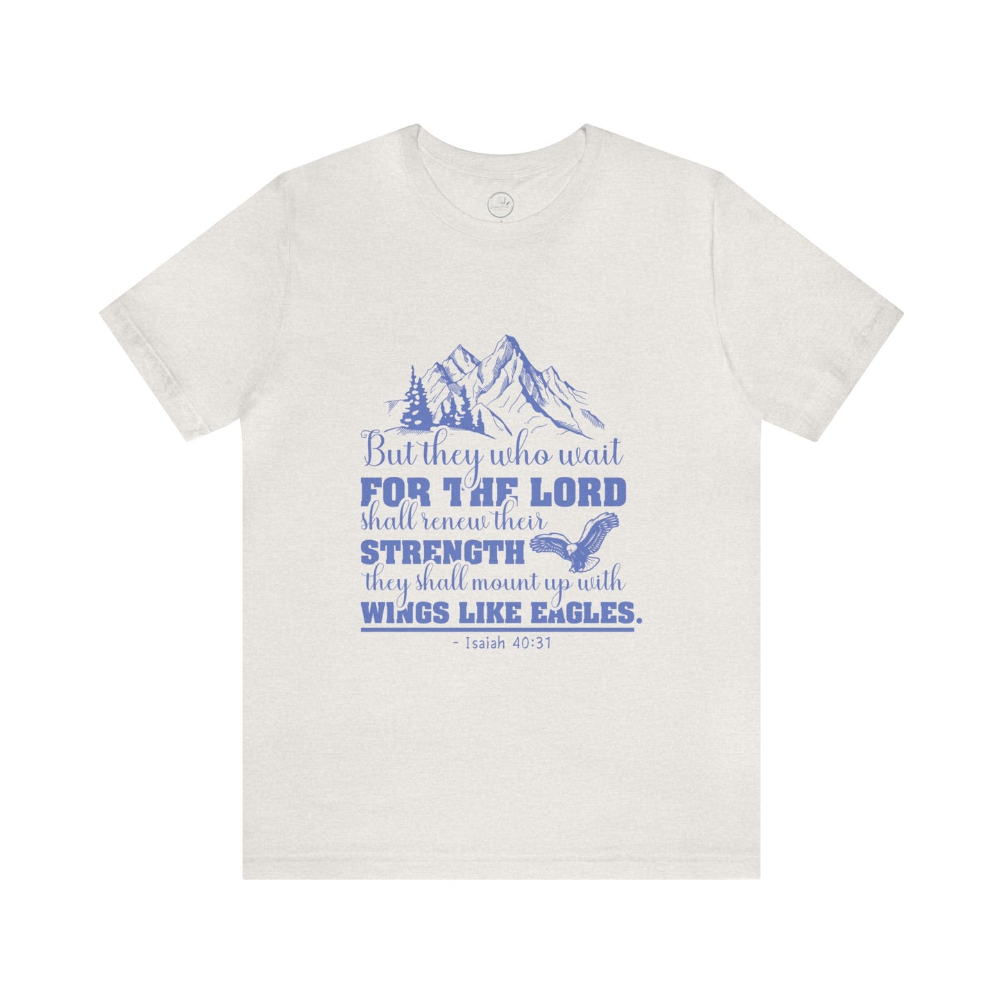 "Soar on Wings of Strength" - Unisex Jersey Short Sleeve Tee
