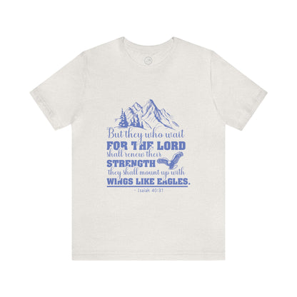 "Soar on Wings of Strength" - Unisex Jersey Short Sleeve Tee