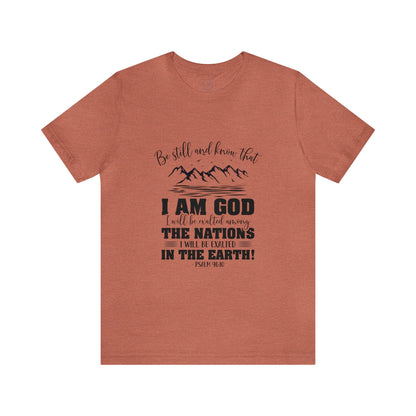 "Stillness in the Divine" - Unisex Jersey Short Sleeve Tee