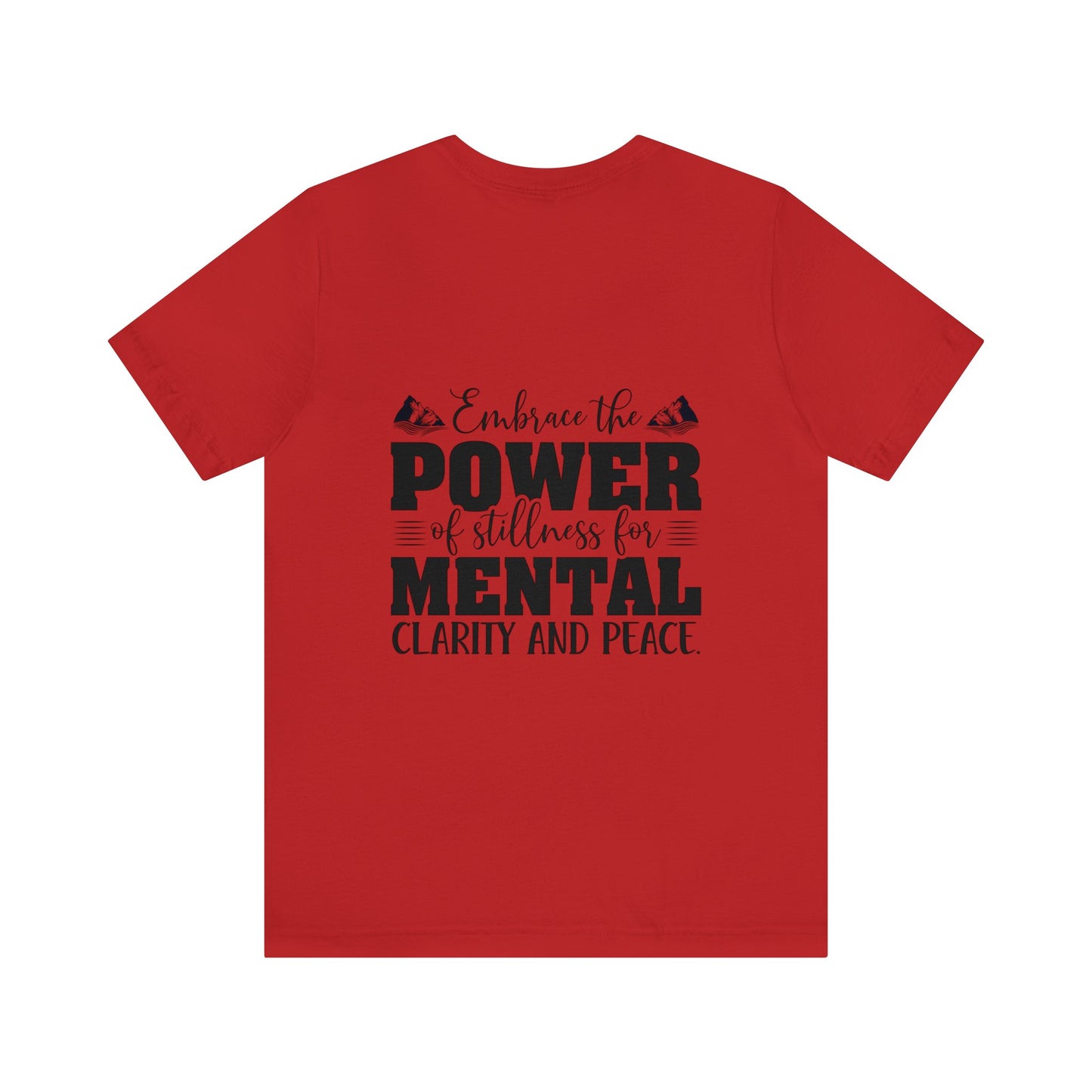 "Stillness in the Divine" - Unisex Jersey Short Sleeve Tee