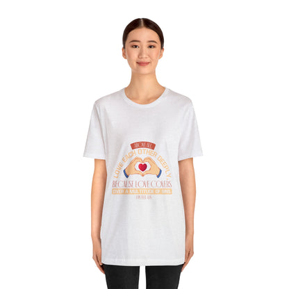"Deep Love, Profound Forgiveness" - Unisex Jersey Short Sleeve Tee