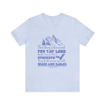 "Soar on Wings of Strength" - Unisex Jersey Short Sleeve Tee