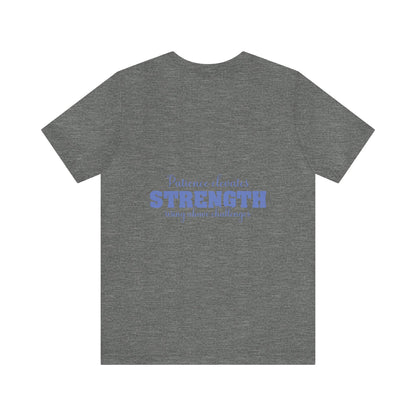 "Soar on Wings of Strength" - Unisex Jersey Short Sleeve Tee