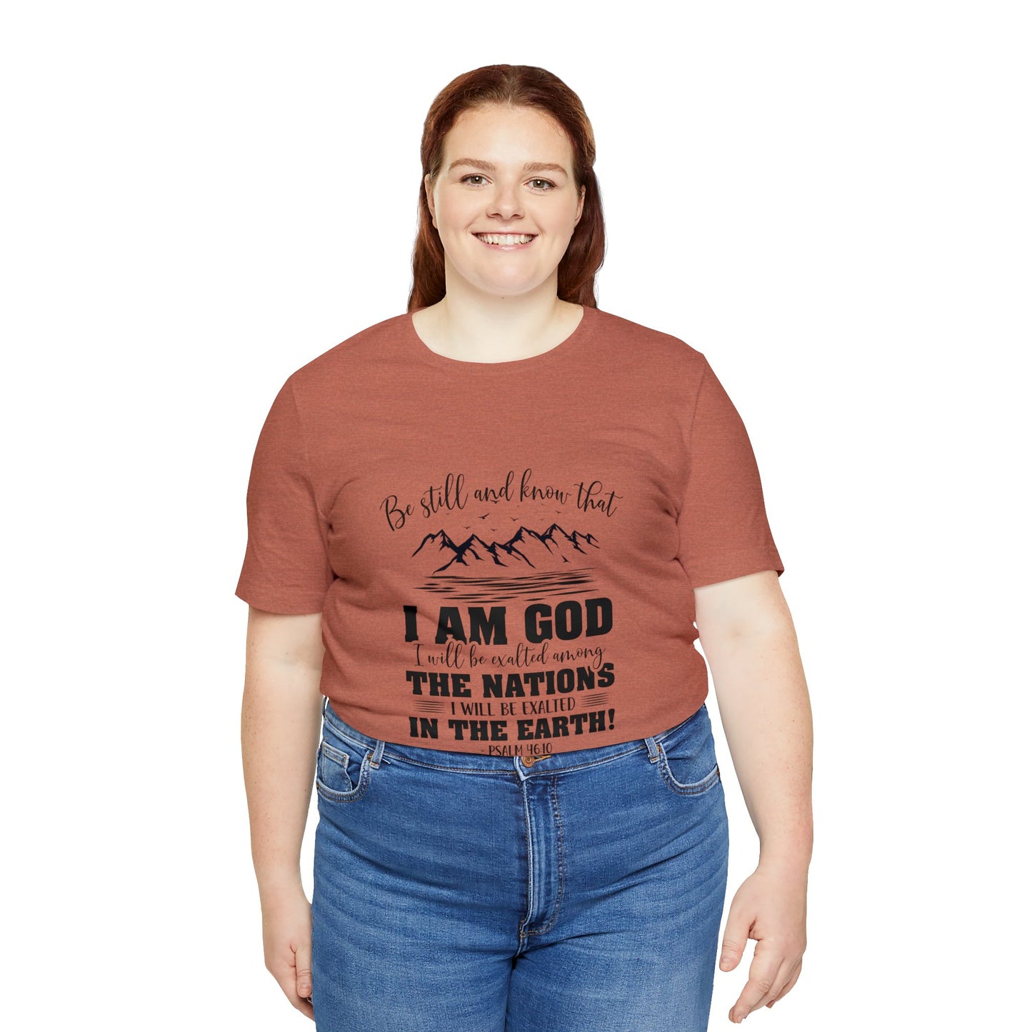 "Stillness in the Divine" - Unisex Jersey Short Sleeve Tee