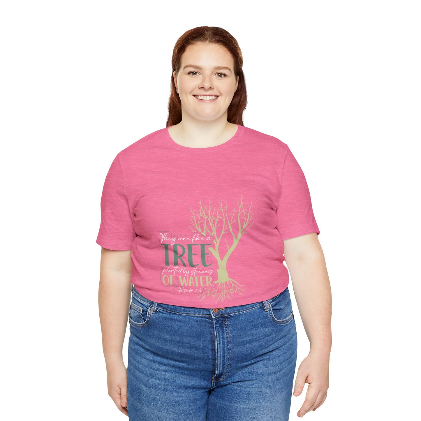"Rooted in Faith" - Unisex Jersey Short Sleeve Tee