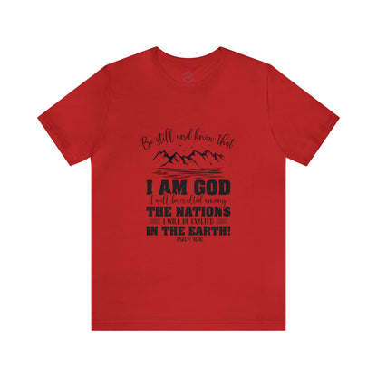 "Stillness in the Divine" - Unisex Jersey Short Sleeve Tee