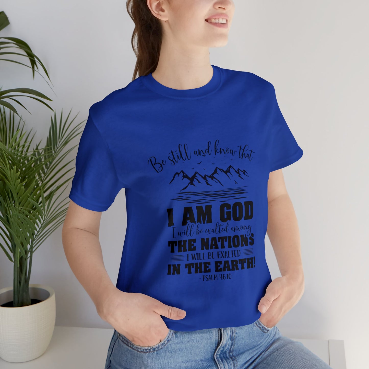 "Stillness in the Divine" - Unisex Jersey Short Sleeve Tee