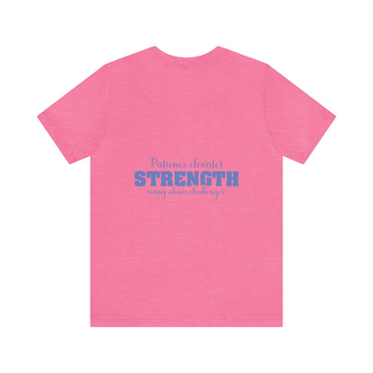 "Soar on Wings of Strength" - Unisex Jersey Short Sleeve Tee