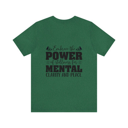 "Stillness in the Divine" - Unisex Jersey Short Sleeve Tee