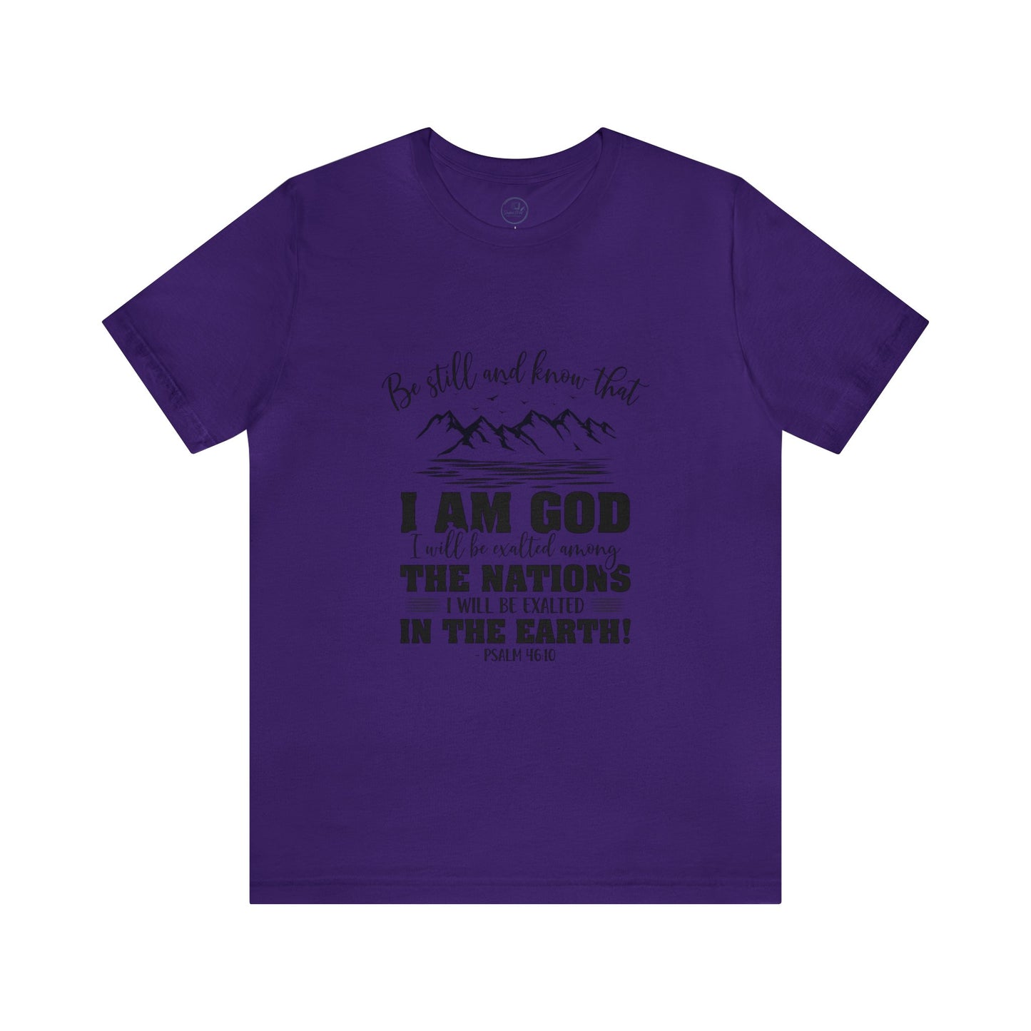 "Stillness in the Divine" - Unisex Jersey Short Sleeve Tee