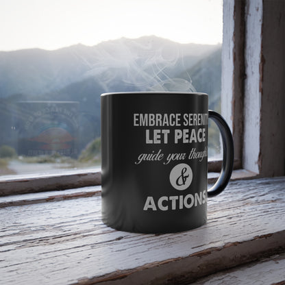 "Serenity in Every Sip" - Color Morphing Mug