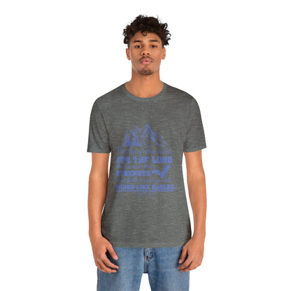 "Soar on Wings of Strength" - Unisex Jersey Short Sleeve Tee