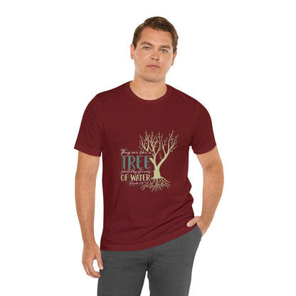 "Rooted in Faith" - Unisex Jersey Short Sleeve Tee