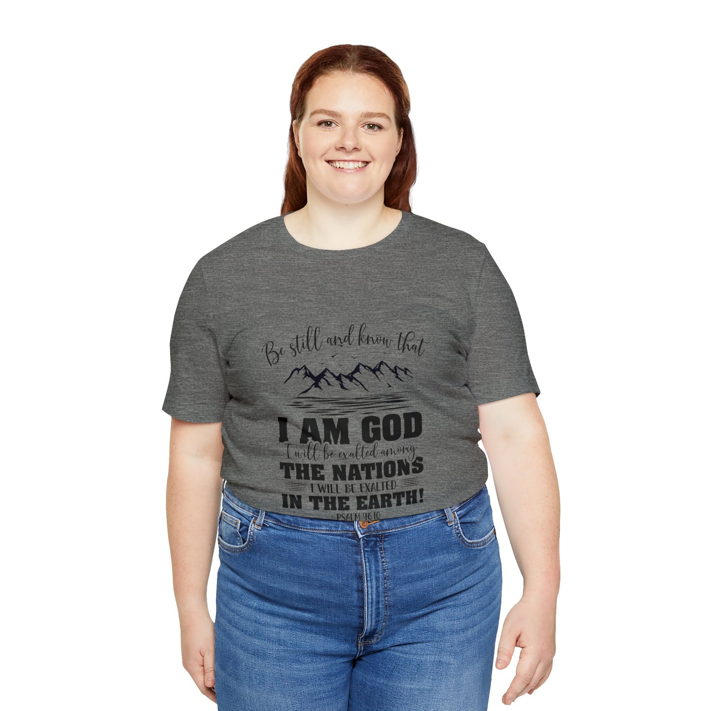 "Stillness in the Divine" - Unisex Jersey Short Sleeve Tee