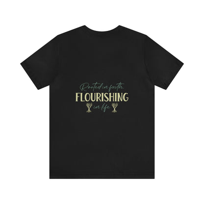 "Rooted in Faith" - Unisex Jersey Short Sleeve Tee